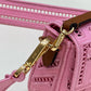 FI Baguette Pink with Embroidery Small Bag For Woman 21cm/8in