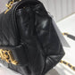 ChanelFront Logo Small Flap Bag Gold Hardware Black For Women, Women’s Handbags, Shoulder Bags 8.2in/21cmAS1490