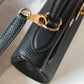 HM Kelly 28 Retourne Togo Black Bag For Women, Handbags, Shoulder Bags 11in/28cm