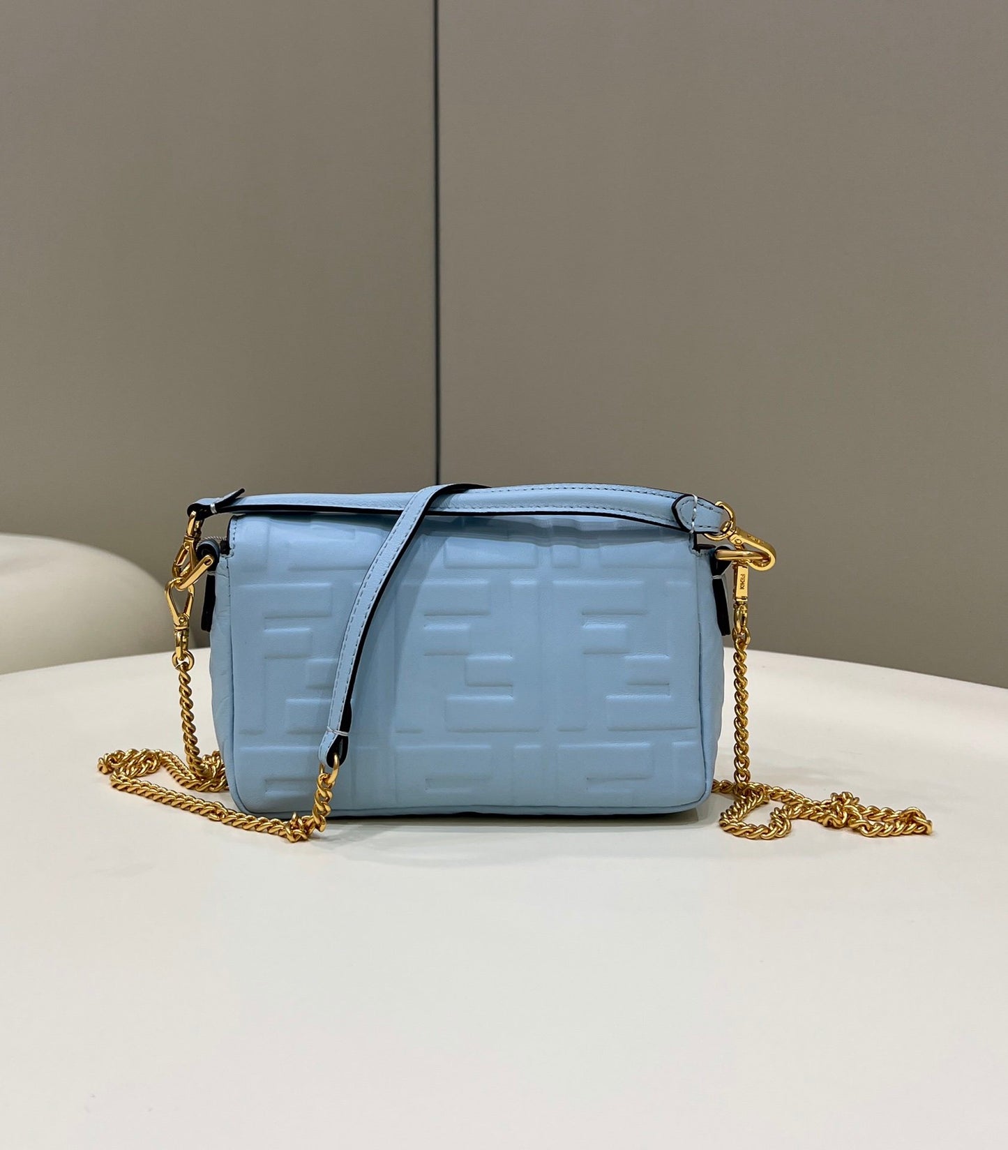 FI Baguette Blue For Women, Women’s Handbags, Shoulder And Crossbody Bags 7.5in/19cm FF 8BS017