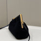 FI First Small Black Mink Bag For Woman 26cm/10in