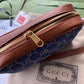 gg Ophidia gg Mini Bag Dark Blue And Ivory Eco Washed Organic gg Jacquard Denim For Women 7in/17.5cm gg 517350 2KQgg 8375