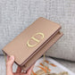 DI Medium DI 30 Montaigne 2-In-1 Pouch Grained Creme For Women 7.5in/19cm CD