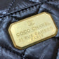 Chanel Co Co Shoulder Bag Gold Chain Black 9.8in/25cm