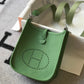 HM Evelyne 16 Amazone Bag Green With Silver-Toned Hardware For Women, Shoulder And Crossbody Bags 6.3in/16cm