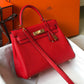 HM Kelly 28 Rouge Casaque Togo Bag For Women, Handbags, Shoulder Bags 11in/28cm