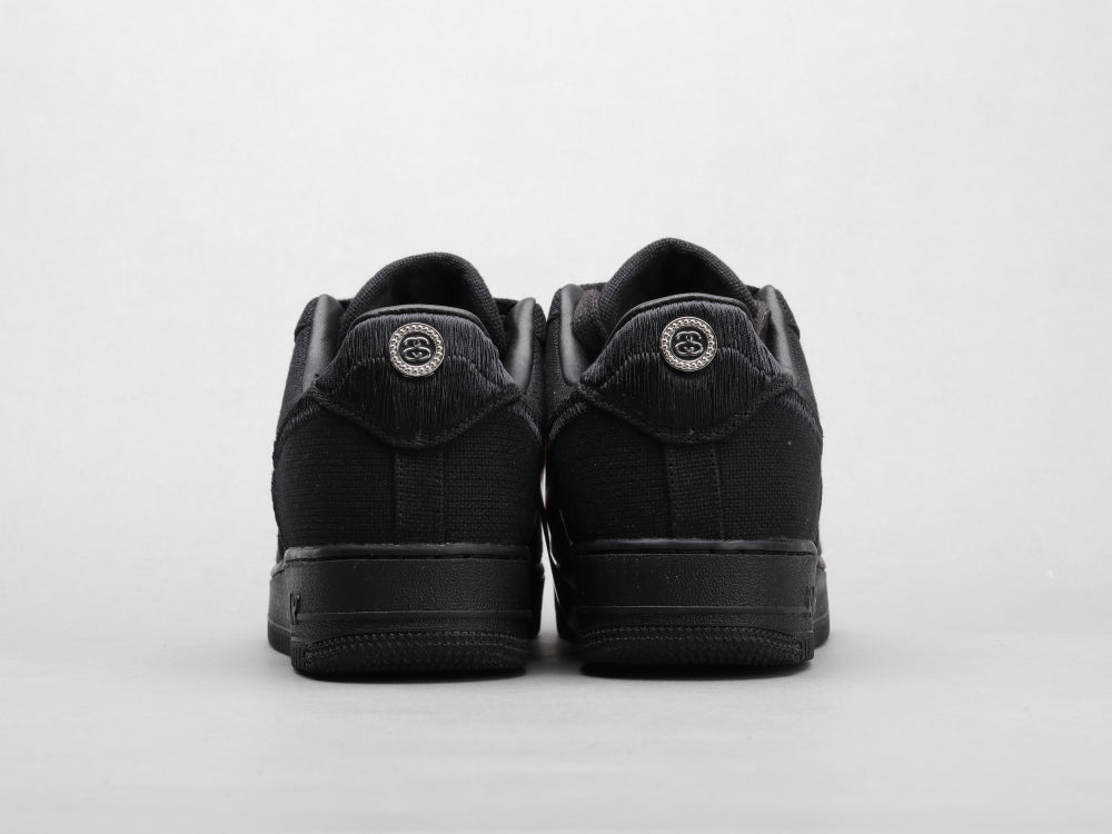 BL - Stussy x AF1 Pure Black