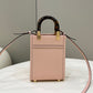 FI Mini Sunshine Shopper Pink For Women, Women’s Handbags, Shoulder And Crossbody bags 7.1in/18cm FF 8BS051