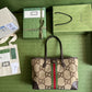 gg Ophidia Jumbo gg Medium Tote Camel And Ebony Jumbo Canvas For Women 15in/38cm 631685 UKMDG 2570