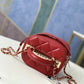 ChanelVanity Case Gold Hardware Burgundy For Women, Women’s Handbags, Shoulder Bags 9.4in/24cm 