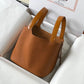 HM Picotin Lock 18 Orange Bag With Gold-Toned Hardware For Women, Handbags 7.1in/18cm