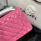 ChanelLarge Classic Handbag Silver Hardware PiNike For Women, Women’s Handbags, Shoulder Bags 11.8in/30cm