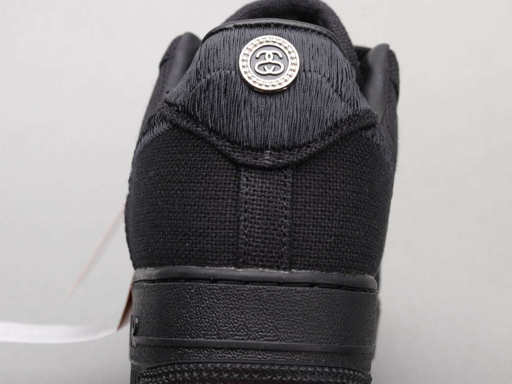 BL - Stussy x AF1 Pure Black
