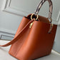 LV Woven Capucines Python Handle Bag 31cm Taurillon Leather Spring/Summer 2021 Collection N98388, Cognac
