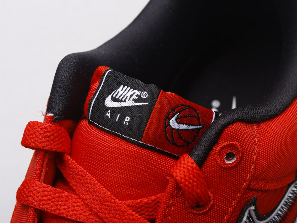 BL - AF1 Reverse Stitch red and white