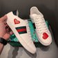 BL-GCI  ACE LEATHER SNEAKER WITH  HEART 108