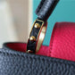 LV Capucines BB Taurillon Black/ Rose Berlingot For Women, Women’s Bags, Shoulder And Crossbody Bags 10.6in/27cm LV