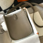 HM Evelyne 16 Amazone Bag Etoupe With Silver-Toned Hardware For Women, Shoulder And Crossbody Bags 6.3in/16cm H069426CKBF