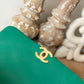 ChanelLarge Flap Green Bag For Women 23cm/9in