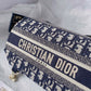 DI Small DYORCAMP Bag Blue Oblique Embroidery, Blue Handbags, Shoulder Bags, Crossbody Bags, 23cm CD M1241ORIW_M928