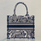 DI Small Book Tote Blue, For Women, Women’s Handbags 26.5cm/10.5in CD M1265ZRGO_M928