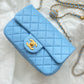ChanelMini Flap Bag Blue For Women, Women’s Bags 7.9in/20cm