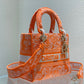 DI Medium Lady D-Lite Bag Orange, For Women, Women’s Handbags 24cm/9.5in CD M0565OROC_M057