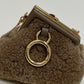 FI First Mini Brown Mink Bag For Woman 11.5cm/4in