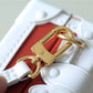 LV Petite Malle Monogram Embossed Puffy Terracotta Brown For Women,  Shoulder And Crossbody Bags 7.9in/20cm LV M20764