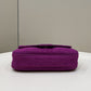 FI Baguette Chain Midi Purple FF Fabric Bag For Woman 14.5cm/6in 8BR793AHW5F1GEH