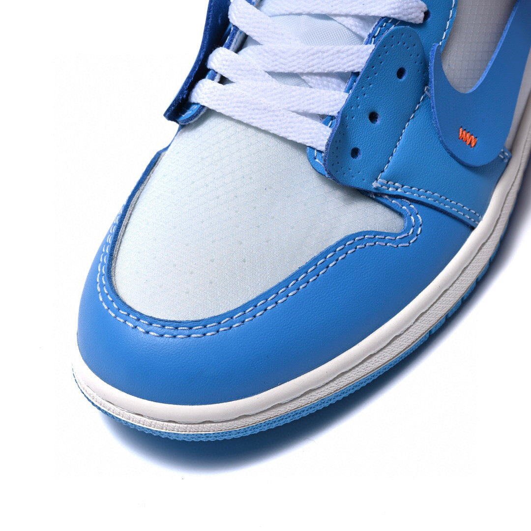 BL - OW x AJ1 High North Carolina Blue