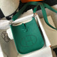 HM Evelyne 16 Amazone Bag Green With Silver-Toned Hardware For Women, Shoulder And Crossbody Bags 6.3in/16cm