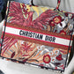 DI Large Book Tote Red Multicolor, For Women, Women’s Handbags 16.5in/42cm CD