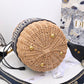 DI Medium Lady Bag Natural Wicker  Blue For Women 28cm/11in CD M0505CMVO_M808