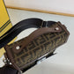 FI Baguette Soft Trunk Mini Dark Brown Bag For Woman 10cm/4in