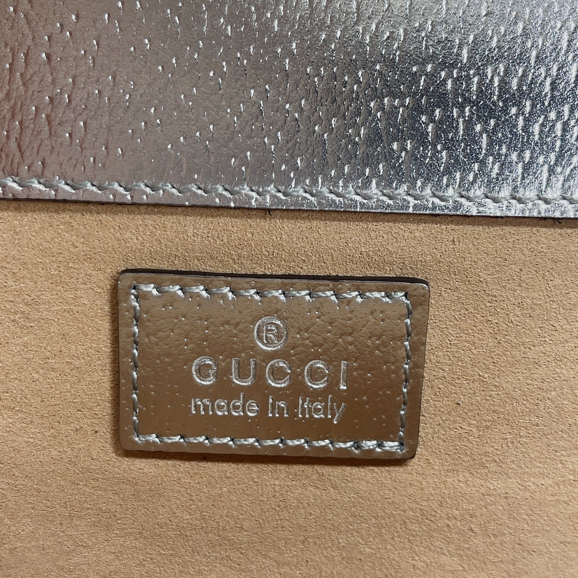 gg Dionysus Small Shoulder Bag Silver For Women, Women’s Bags 10in/26cm gg 499623 1TRBN 8173