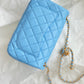 ChanelMini Flap Bag Blue For Women, Women’s Bags 7.9in/20cm