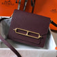 HM Mini Evercolor Sac Roulis 19 Rouge Grenat For Women, Handbags, Shoulder Bags 7.5in/19cm