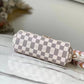 LV Croisette Damier Azur Canvas Pink For Women, WoHandbag, Shoulder And Crossbody Bags 9.8in/25cm LV N50053
