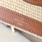 LV Petit Bucket Raffia Caramel Brown For Women, Women’s Bags, Shoulder And Crossbody Bags 9.4in/24cm LV M59961