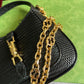gg Jackie 1961 Lizard Mini Bag Black For Women, Women’s Bags 7.5in/19cm gg ‎675799 LUZ0G 1000