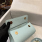 DG Small Sicily Bag In Dauphine Azure For Women 7.5in/19cm DG
