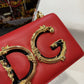 DG Nappa DG Girls Shoulder Bag Red For Women 8.3in/21cm DG BB6498AZ80187124