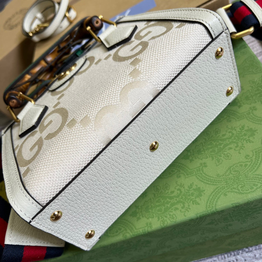 gg Diana Mini Tote Bag White For Women, Women’s Bags 7.9in/20cm gg