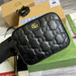 gg Matelasse Shoulder Bag Black For Women, Women’s Bags 8.5in/22cm gg 702234 UM8HG 1046