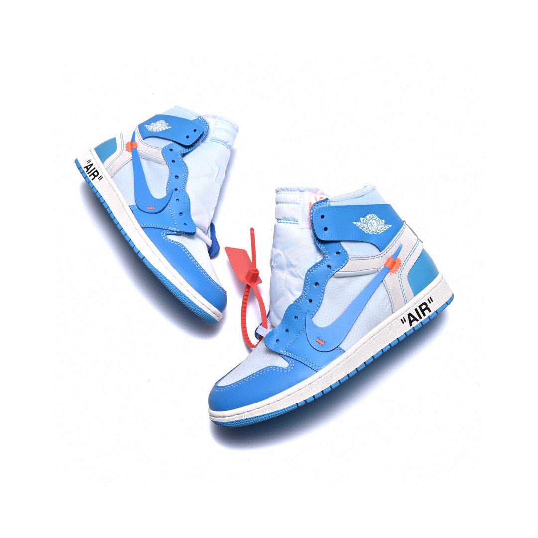 BL - OW x AJ1 High North Carolina Blue