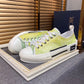 BL - DIR B23 White and Yellow LOW-TOP SNEAKER