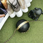 CHL Ball Bag Black and Gold Chain Bag For Women 23.5cm/9.25in