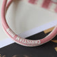 DI Medium Book Tote  Pink D-Stripes Embroidery For Women 36cm/16.5in CD