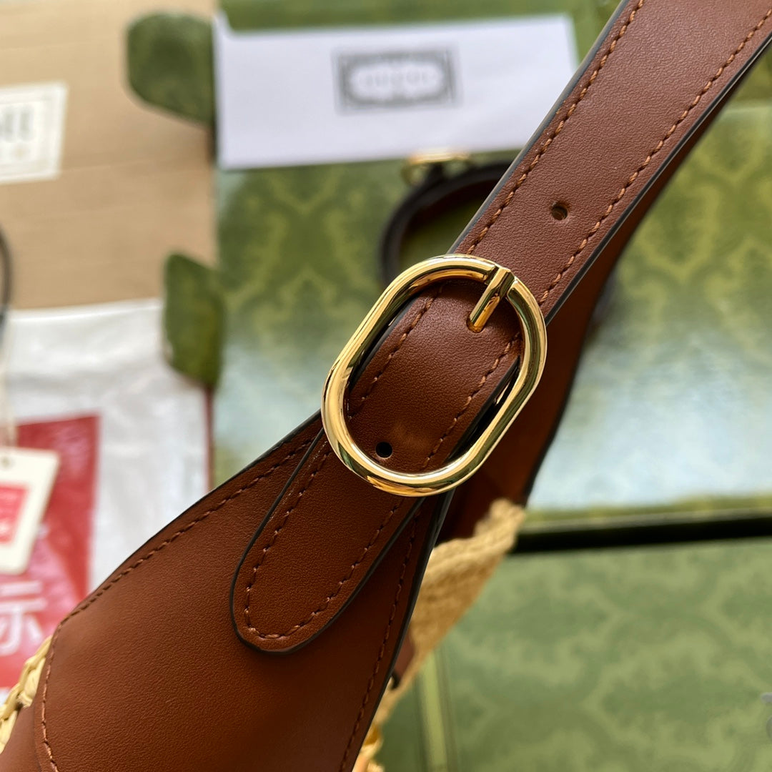 gg Jackie 1961 Small Bag Beige And Brown For Women, Women’s Bags 10.8in/27.5cm gg‎ ‎‎